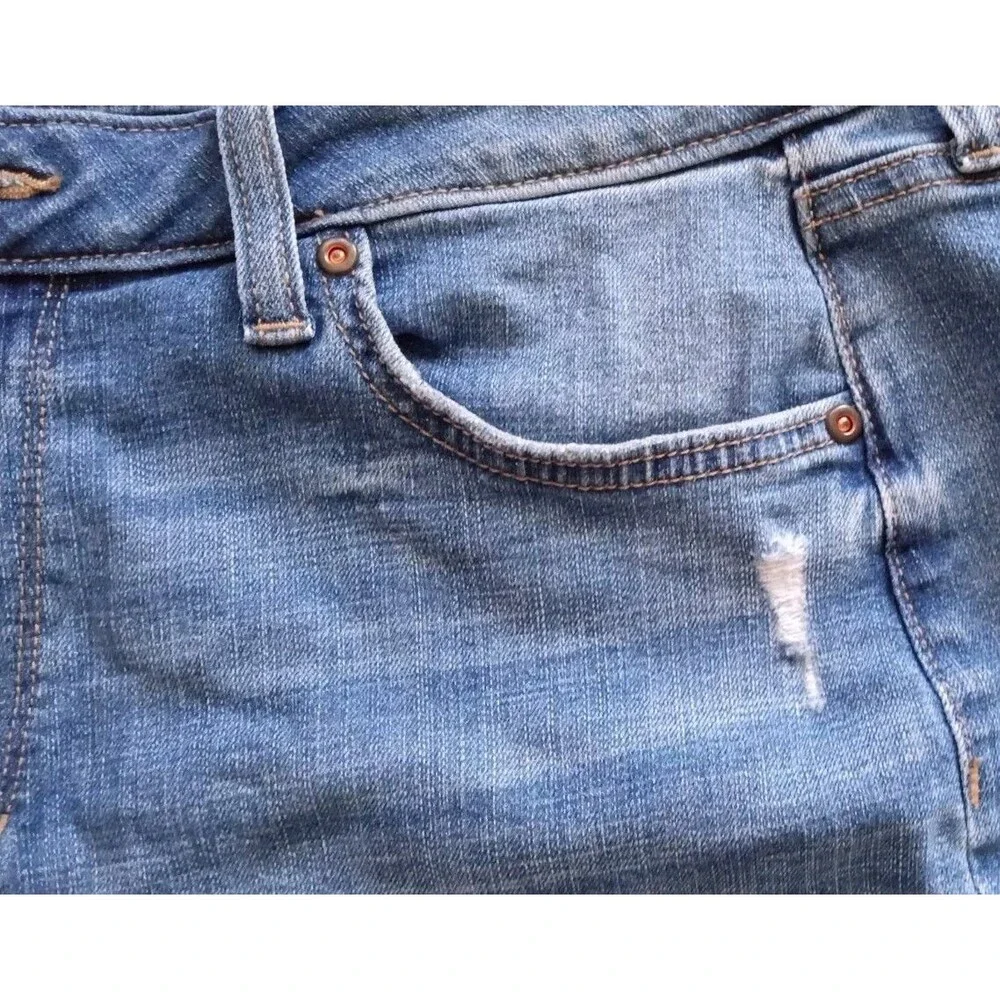 Sonoma Women's Light Dark Wash Shorts (Size: 12) (Lot of 2) Used
